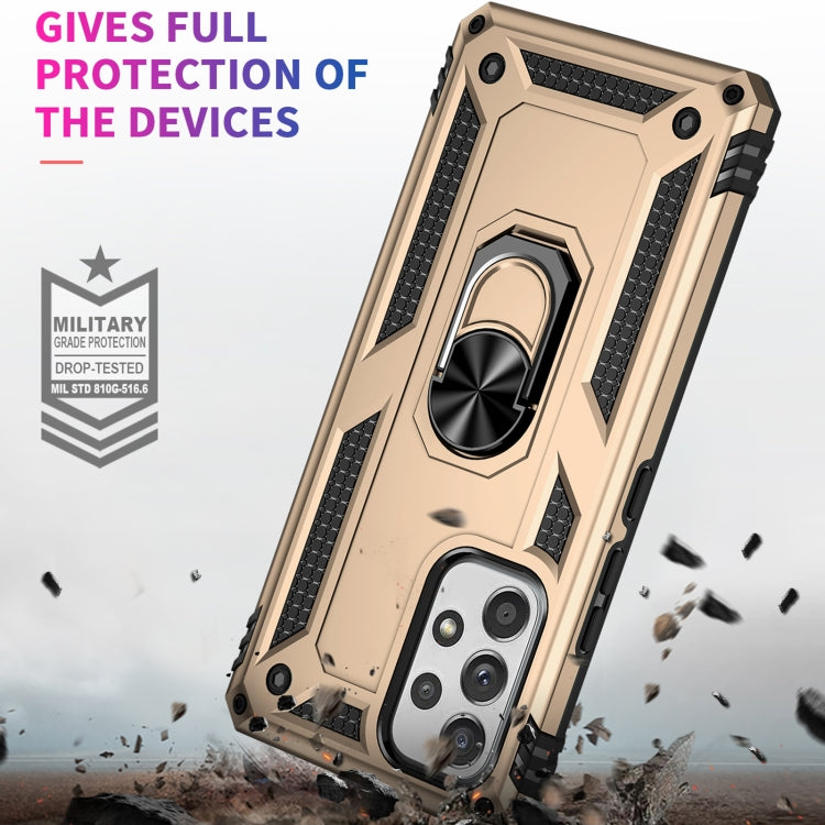 For Samsung Galaxy A53 5G Shockproof TPU + PC Phone Case(Gold) by buy2fix