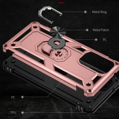 For Samsung Galaxy A53 5G Shockproof TPU + PC Phone Case(Rose Gold) by buy2fix