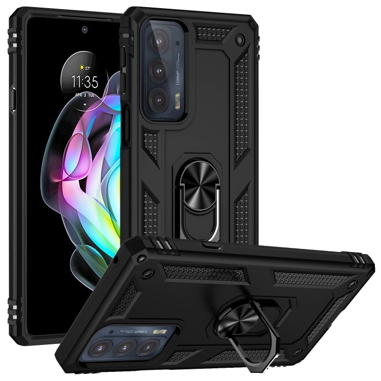 For Motorola Edge 20 Shockproof TPU + PC Phone Case(Black) - Motorola Cases by buy2fix | Online Shopping UK | buy2fix