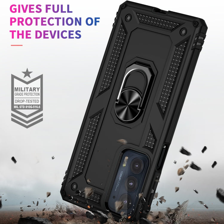 For Motorola Edge 20 Shockproof TPU + PC Phone Case(Black) - Motorola Cases by buy2fix | Online Shopping UK | buy2fix
