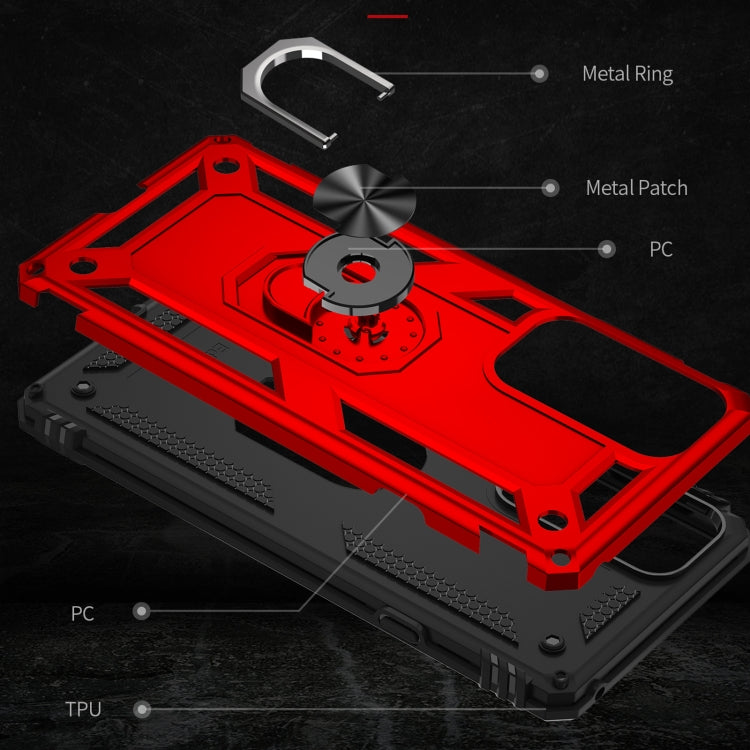 For Motorola Edge 20 Shockproof TPU + PC Phone Case(Red) - Motorola Cases by buy2fix | Online Shopping UK | buy2fix