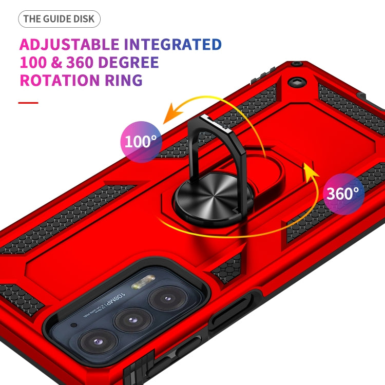 For Motorola Edge 20 Shockproof TPU + PC Phone Case(Red) - Motorola Cases by buy2fix | Online Shopping UK | buy2fix