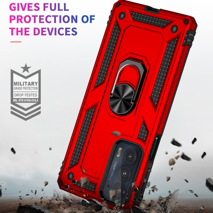 For Motorola Edge 20 Shockproof TPU + PC Phone Case(Red) - Motorola Cases by buy2fix | Online Shopping UK | buy2fix