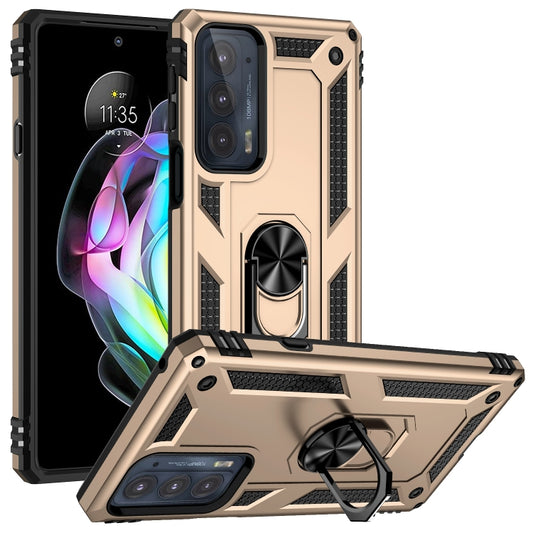 For Motorola Edge 20 Shockproof TPU + PC Phone Case(Gold) - Motorola Cases by buy2fix | Online Shopping UK | buy2fix