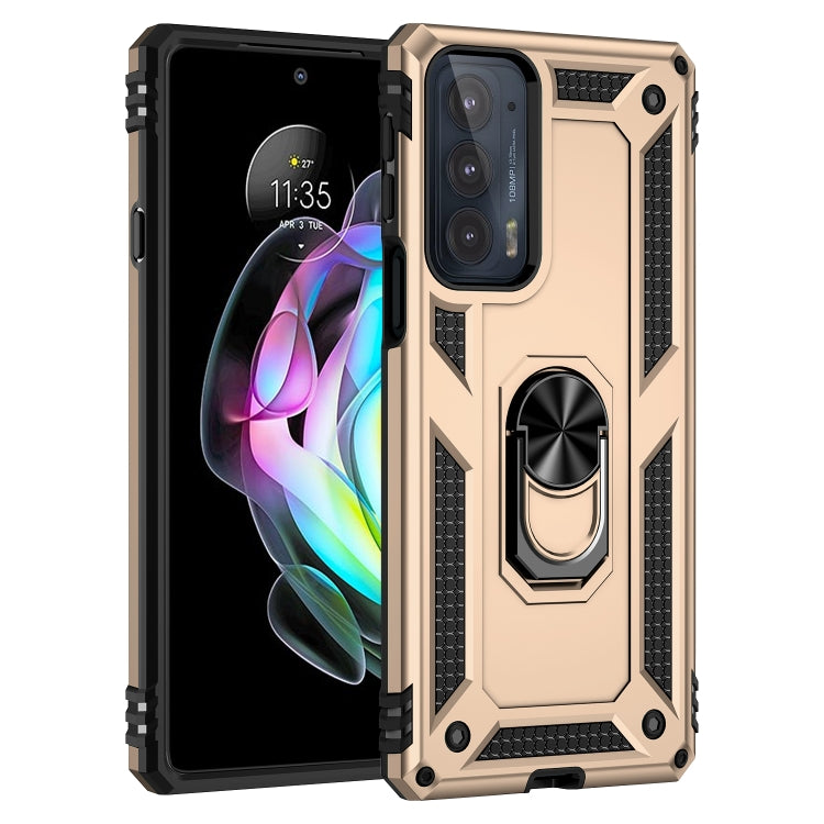 For Motorola Edge 20 Shockproof TPU + PC Phone Case(Gold) - Motorola Cases by buy2fix | Online Shopping UK | buy2fix