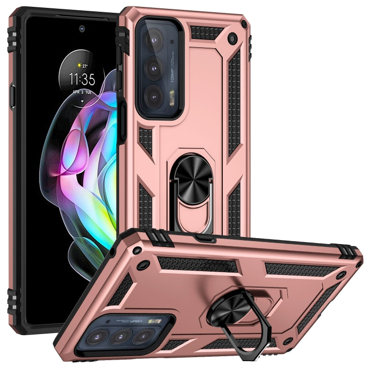 For Motorola Edge 20 Shockproof TPU + PC Phone Case(Rose Gold) - Motorola Cases by buy2fix | Online Shopping UK | buy2fix
