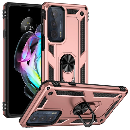 For Motorola Edge 20 Shockproof TPU + PC Phone Case(Rose Gold) - Motorola Cases by buy2fix | Online Shopping UK | buy2fix