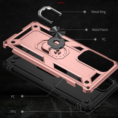 For Motorola Edge 20 Shockproof TPU + PC Phone Case(Rose Gold) - Motorola Cases by buy2fix | Online Shopping UK | buy2fix