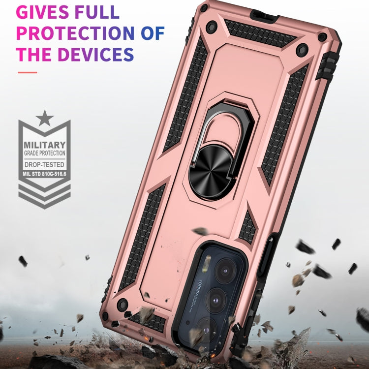 For Motorola Edge 20 Shockproof TPU + PC Phone Case(Rose Gold) - Motorola Cases by buy2fix | Online Shopping UK | buy2fix