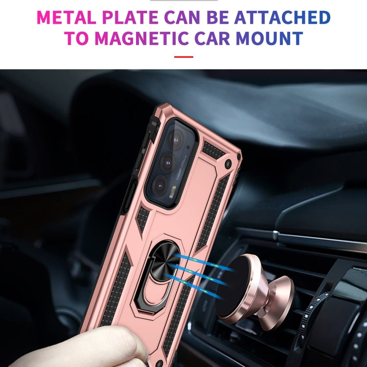 For Motorola Edge 20 Shockproof TPU + PC Phone Case(Rose Gold) - Motorola Cases by buy2fix | Online Shopping UK | buy2fix