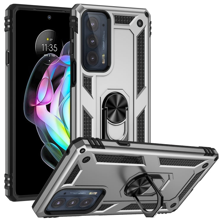For Motorola Edge 20 Shockproof TPU + PC Phone Case(Silver) - Motorola Cases by buy2fix | Online Shopping UK | buy2fix