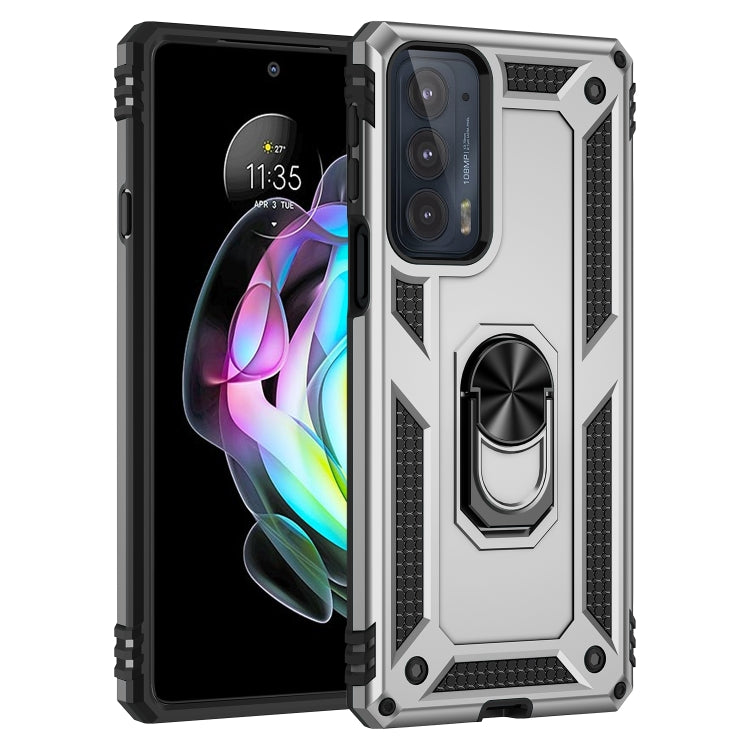For Motorola Edge 20 Shockproof TPU + PC Phone Case(Silver) - Motorola Cases by buy2fix | Online Shopping UK | buy2fix