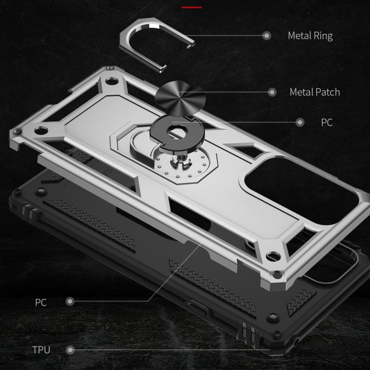 For Motorola Edge 20 Shockproof TPU + PC Phone Case(Silver) - Motorola Cases by buy2fix | Online Shopping UK | buy2fix