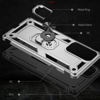 For Motorola Edge 20 Shockproof TPU + PC Phone Case(Silver) - Motorola Cases by buy2fix | Online Shopping UK | buy2fix