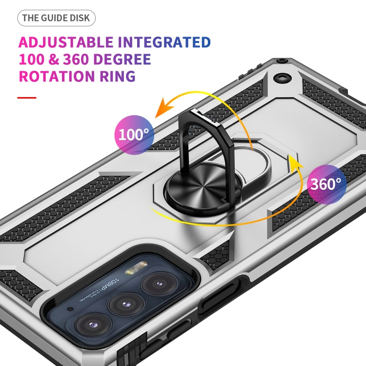 For Motorola Edge 20 Shockproof TPU + PC Phone Case(Silver) - Motorola Cases by buy2fix | Online Shopping UK | buy2fix