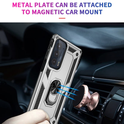 For Motorola Edge 20 Shockproof TPU + PC Phone Case(Silver) - Motorola Cases by buy2fix | Online Shopping UK | buy2fix
