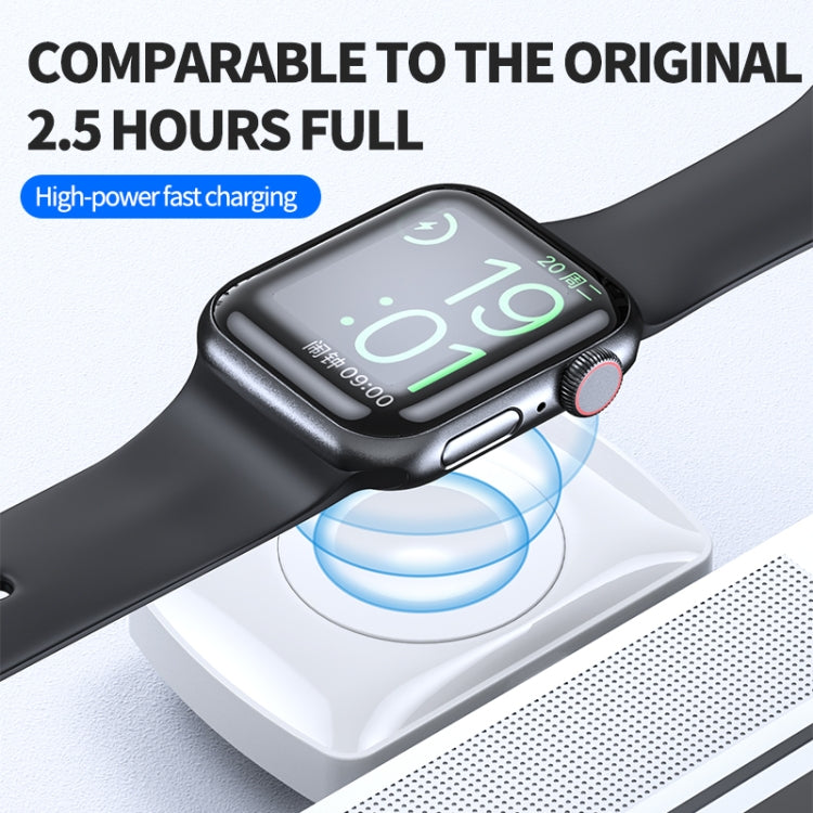 JJT-997 Type-C Interface Earphone and Watch Double-sided Wireless Charger for AirPods & iWatch(White) - Charger / Holder by buy2fix | Online Shopping UK | buy2fix