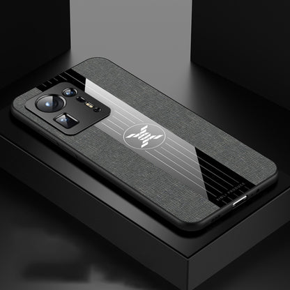 For Xiaomi Mi Mix 4 XINLI Stitching Cloth Texture TPU Phone Case(Grey) - Xiaomi Cases by XINLI | Online Shopping UK | buy2fix