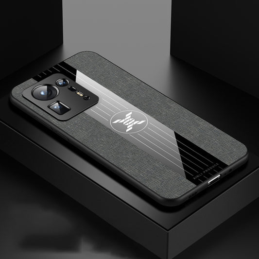 For Xiaomi Mi Mix 4 XINLI Stitching Cloth Texture TPU Phone Case(Grey) - Xiaomi Cases by XINLI | Online Shopping UK | buy2fix