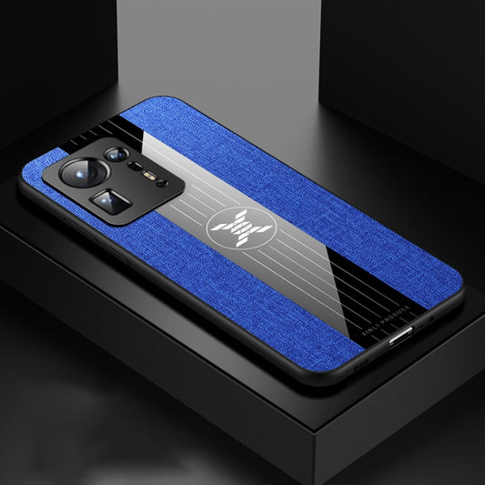 For Xiaomi Mi Mix 4 XINLI Stitching Cloth Texture TPU Phone Case(Blue) - Xiaomi Cases by XINLI | Online Shopping UK | buy2fix