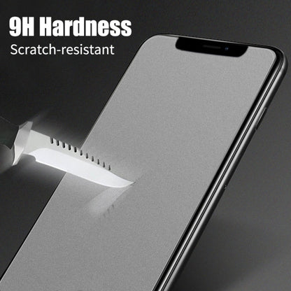 For iPhone 16e / 13 / 13 Pro 50pcs Transparent Frosted Full Screen Tempered Glass Film - iPhone 13 Tempered Glass by buy2fix | Online Shopping UK | buy2fix