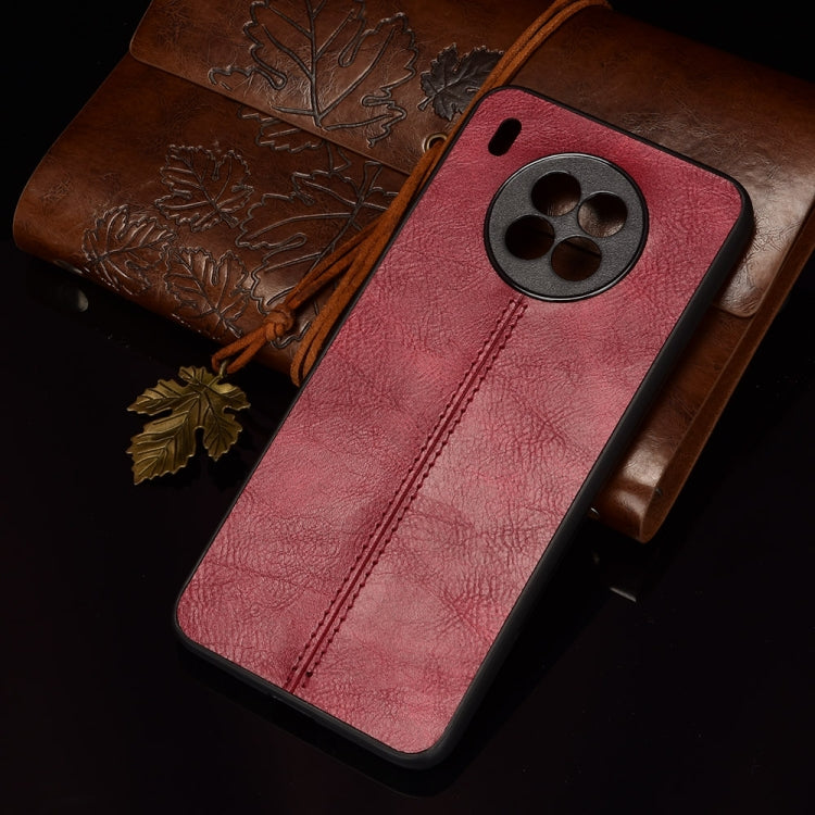 For Huawei nova 8i / Honor 50 Lite Sewing Cow Pattern Skin Phone Case(Red) - Honor Cases by buy2fix | Online Shopping UK | buy2fix