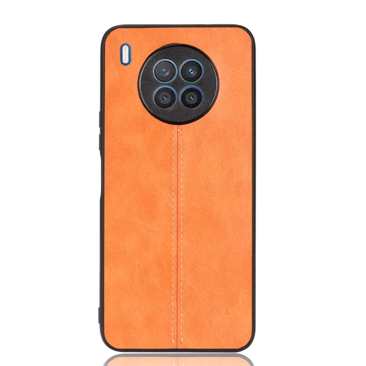 For Huawei nova 8i / Honor 50 Lite Sewing Cow Pattern Skin Phone Case(Orange) - Honor Cases by buy2fix | Online Shopping UK | buy2fix