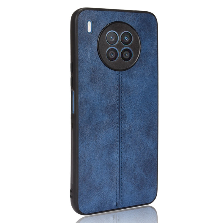 For Huawei nova 8i / Honor 50 Lite Sewing Cow Pattern Skin Phone Case(Blue) - Honor Cases by buy2fix | Online Shopping UK | buy2fix