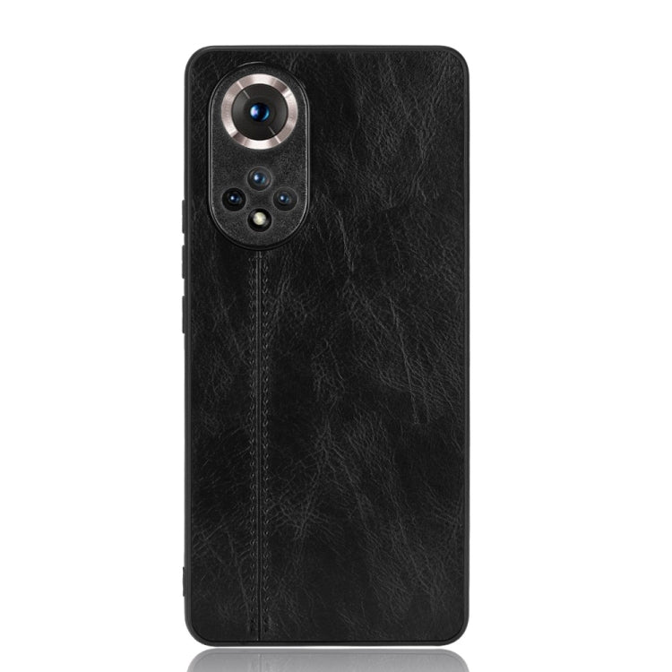 For Honor 50 Sewing Cow Pattern Skin Phone Case(Black) - Honor Cases by buy2fix | Online Shopping UK | buy2fix