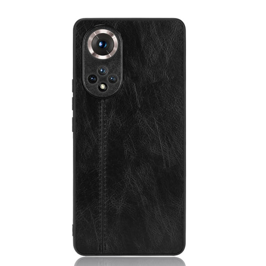 For Honor 50 Sewing Cow Pattern Skin Phone Case(Black) - Honor Cases by buy2fix | Online Shopping UK | buy2fix