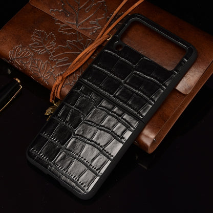 For Samsung Galaxy Z Flip3 5G Bamboo Texture Phone Case(Black) by buy2fix