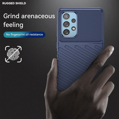 For Samsung Galaxy A73 5G Thunderbolt Shockproof TPU Soft Case(Blue) by buy2fix