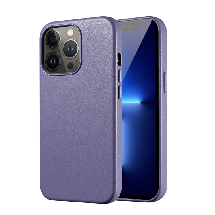 For iPhone 13 Pro PU + TPU Magsafe Magnetic + IC Chip Phone Case (Wisteria) - iPhone 13 Pro Cases by buy2fix | Online Shopping UK | buy2fix