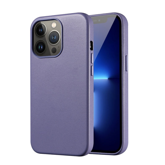 For iPhone 13 Pro PU + TPU Magsafe Magnetic + IC Chip Phone Case (Wisteria) - iPhone 13 Pro Cases by buy2fix | Online Shopping UK | buy2fix