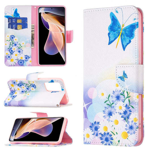 For Xiaomi Redmi Note 11 Pro / 11 Pro+ Colored Drawing Pattern Leather Phone Case(Butterfly Love) - Xiaomi Cases by buy2fix | Online Shopping UK | buy2fix