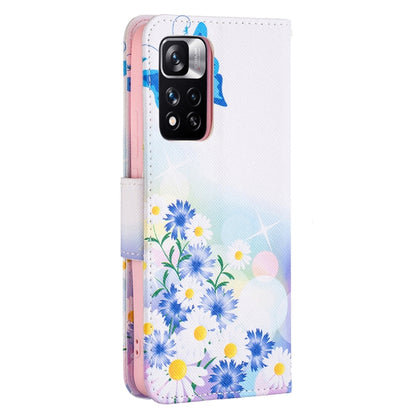 For Xiaomi Redmi Note 11 Pro / 11 Pro+ Colored Drawing Pattern Leather Phone Case(Butterfly Love) - Xiaomi Cases by buy2fix | Online Shopping UK | buy2fix