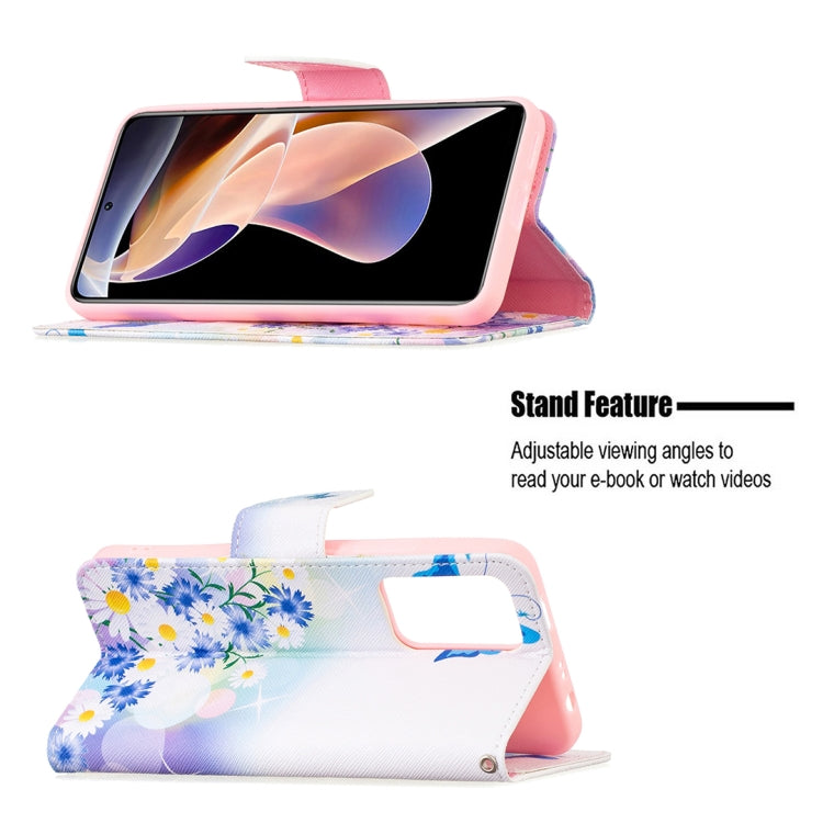 For Xiaomi Redmi Note 11 Pro / 11 Pro+ Colored Drawing Pattern Leather Phone Case(Butterfly Love) - Xiaomi Cases by buy2fix | Online Shopping UK | buy2fix