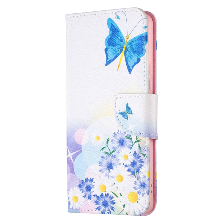 For Samsung Galaxy A53 5G Colored Drawing Pattern Leather Phone Case(Butterfly Love) by buy2fix