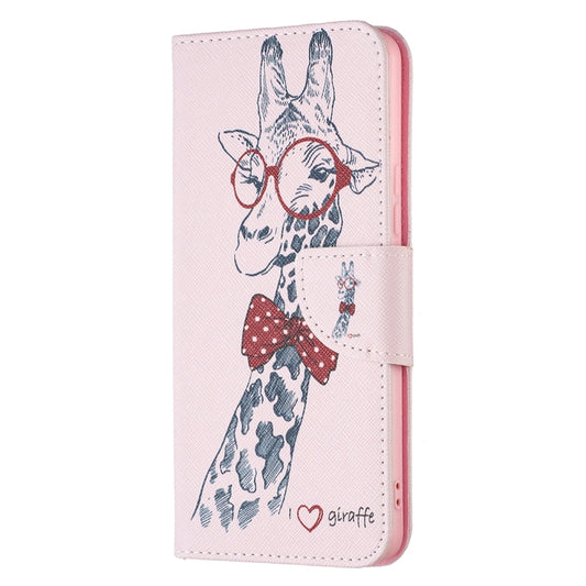 For Samsung Galaxy A53 5G Colored Drawing Pattern Leather Phone Case(Deer) by buy2fix