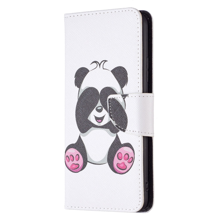 For Xiaomi Redmi Note 11 Colored Drawing Leather Phone Case(Panda) - Xiaomi Cases by buy2fix | Online Shopping UK | buy2fix