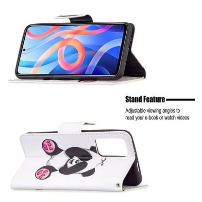 For Xiaomi Redmi Note 11 Colored Drawing Leather Phone Case(Panda) - Xiaomi Cases by buy2fix | Online Shopping UK | buy2fix