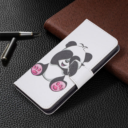 For Xiaomi Redmi Note 11 Colored Drawing Leather Phone Case(Panda) - Xiaomi Cases by buy2fix | Online Shopping UK | buy2fix