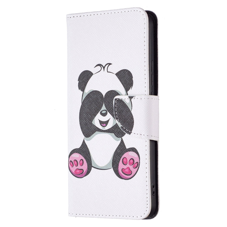 For Xiaomi Redmi Note 11 Pro / 11 Pro+ Colored Drawing Leather Phone Case(Panda) - Xiaomi Cases by buy2fix | Online Shopping UK | buy2fix