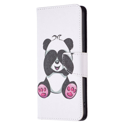 For Xiaomi Redmi Note 11 Pro / 11 Pro+ Colored Drawing Leather Phone Case(Panda) - Xiaomi Cases by buy2fix | Online Shopping UK | buy2fix