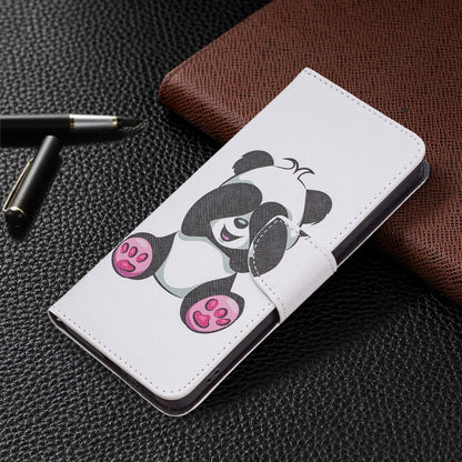 For Xiaomi Redmi Note 11 Pro / 11 Pro+ Colored Drawing Leather Phone Case(Panda) - Xiaomi Cases by buy2fix | Online Shopping UK | buy2fix