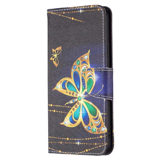 For Xiaomi Redmi Note 11 Pro / 11 Pro+ Colored Drawing Leather Phone Case(Big Butterfly) - Xiaomi Cases by buy2fix | Online Shopping UK | buy2fix
