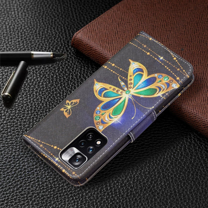 For Xiaomi Redmi Note 11 Pro / 11 Pro+ Colored Drawing Leather Phone Case(Big Butterfly) - Xiaomi Cases by buy2fix | Online Shopping UK | buy2fix