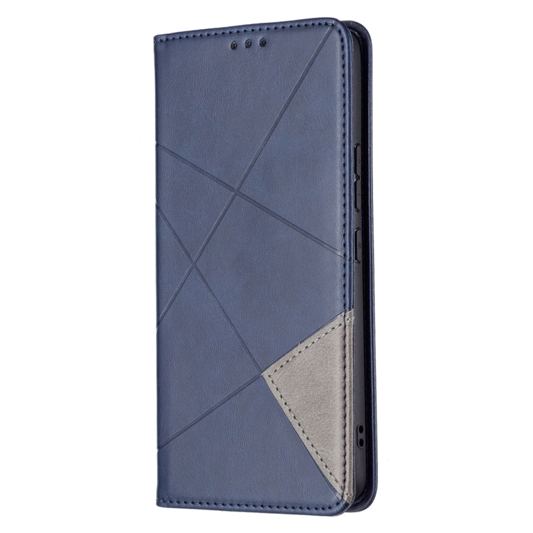 For Samsung Galaxy A53 5G Prismatic Invisible Magnetic Leather Phone Case(Blue) by buy2fix