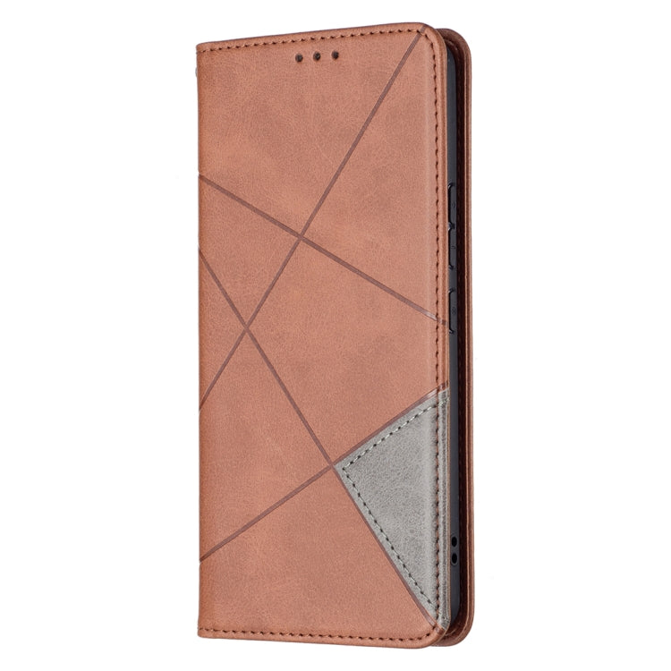 For Samsung Galaxy A53 5G Prismatic Invisible Magnetic Leather Phone Case(Brown) by buy2fix