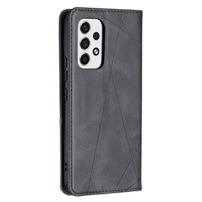 For Samsung Galaxy A53 5G Prismatic Invisible Magnetic Leather Phone Case(Black) by buy2fix
